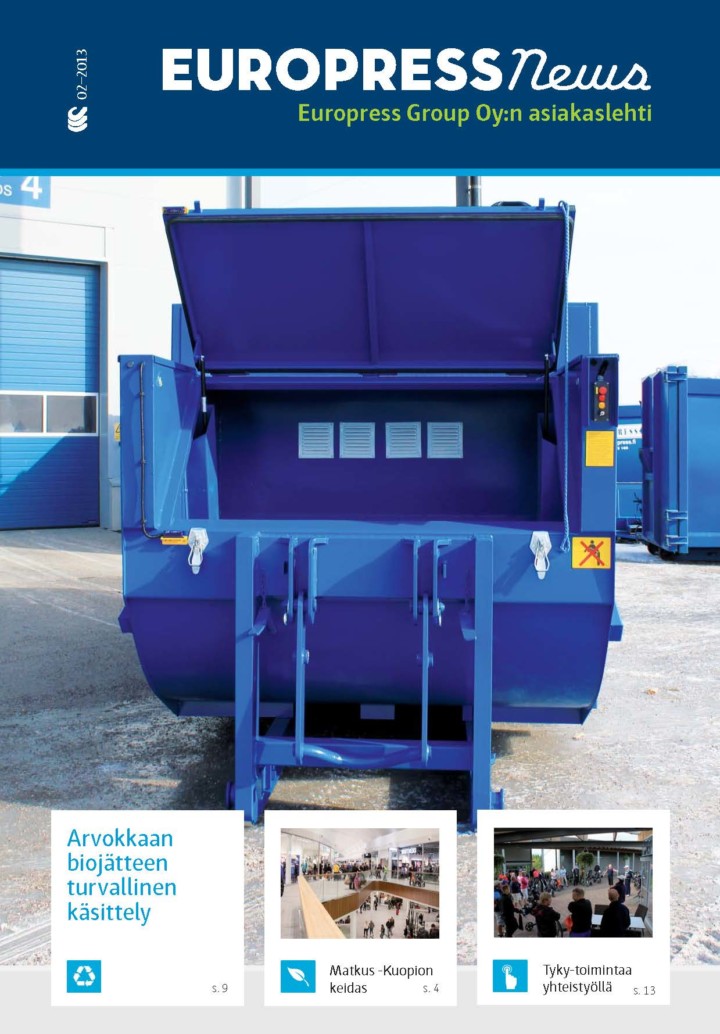 Jätehuollon yhteistyötä kauppakeskus Matkus & Golf Talma