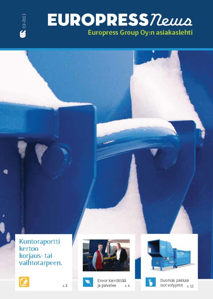 Jätepuristimien ja jätepaalaimien kuntokartoitukset. Jätehuolto VV-autolla.