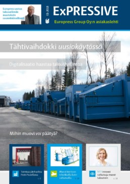Europress EXPRESSIVE - lehti jätehuollosta, jätepuristimista ja jätepaalaimista